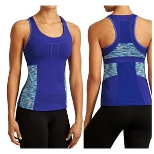Athleta PR Tank 2 Sapphire Blue Built-in B…